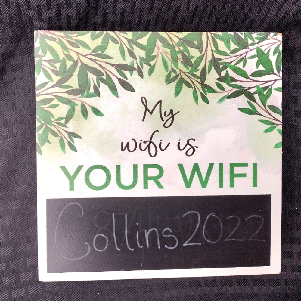 Wall Deco. My "WIFI Is Your WIFI" Plaque